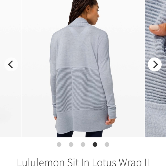 Lululemon Sit In Lotus Wrap II - Picture 2 of 7